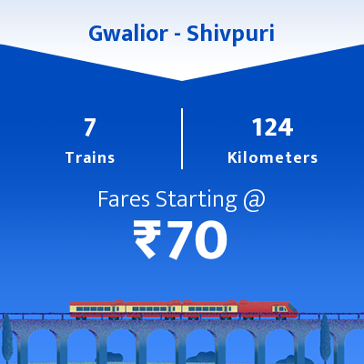 Gwalior To Shivpuri Trains